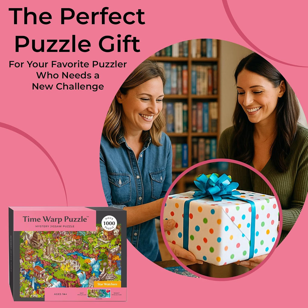 Time Warp Puzzle – Star Watchers - Rompecabezas de 1000 piezas para adultos