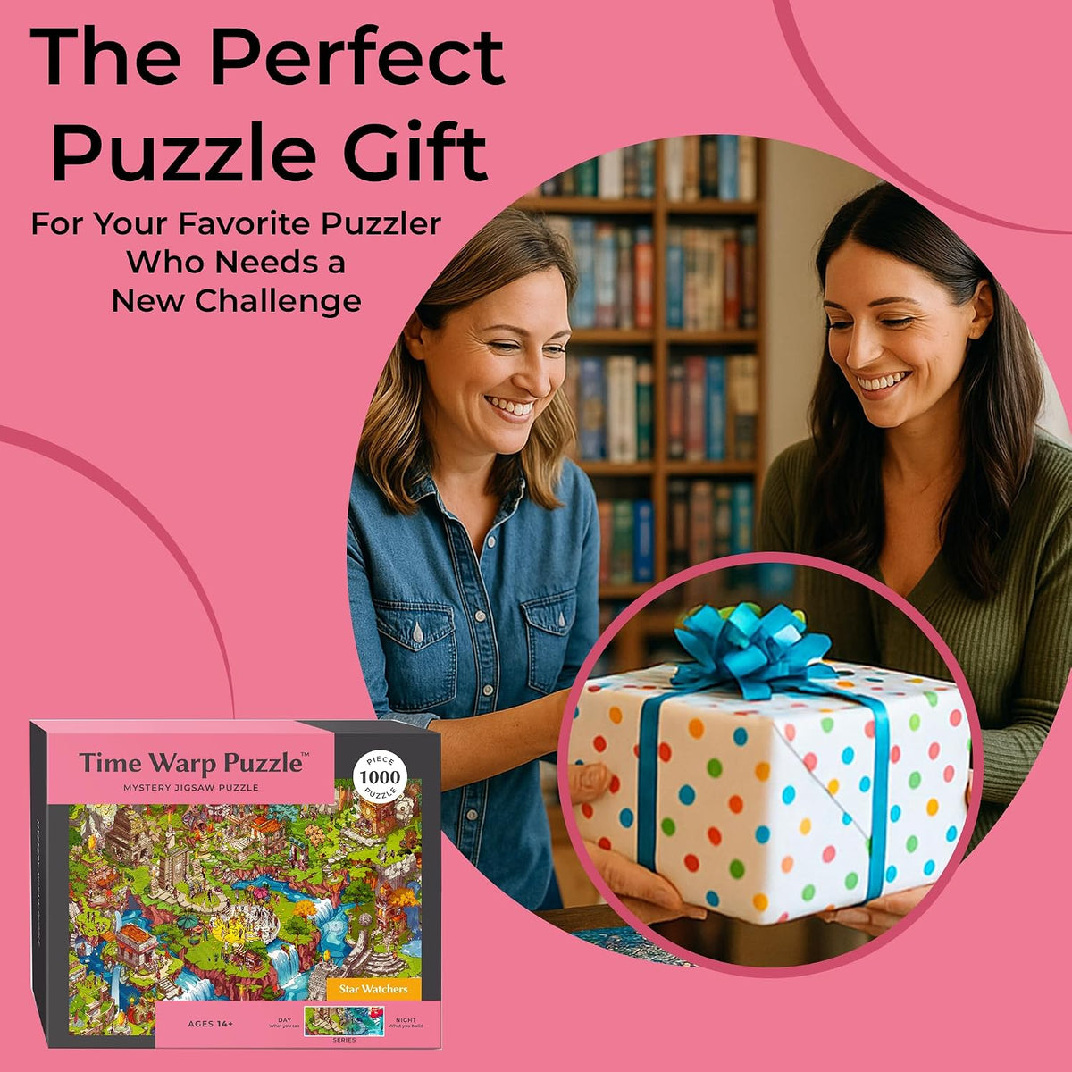 Time Warp Puzzle – Star Watchers - Rompecabezas de 1000 piezas para adultos