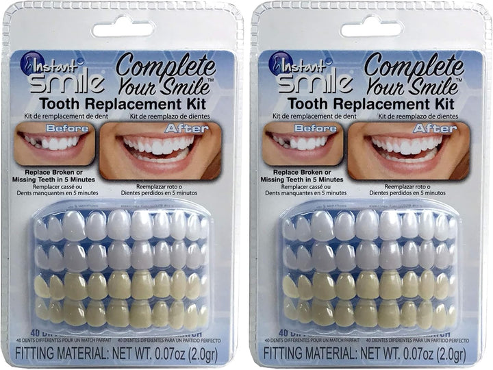 Instant Smile Complete su kit de reemplazo temporal de dientes de s...