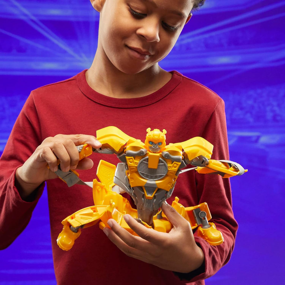 Transformers One 2 en 1 Bumblebee B-127 - Figura de acción de robot...