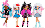LOL Surprise OMG ama a Hello Kitty y sus amigos - Kuromi - Muñeca de moda inspirada en el personaje de Hello Kitty y Friends - ¡Juega y muestra!