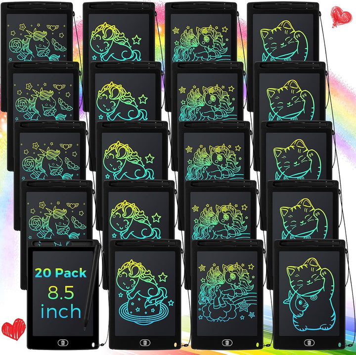 Zhehao Paquete de 20 tabletas de escritura LCD para niños: tableros...