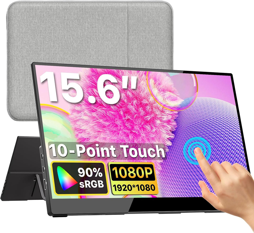 kksmart Monitor portátil de 15.6 pulgadas 1080P FHD 89% sRGB 60Hz,...