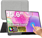 kksmart Monitor portátil de 15.6 pulgadas 1080P FHD 89% sRGB 60Hz,...