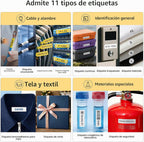 SUPVAN Mini máquina etiquetadora portátil G15M con tubo termorretráctil