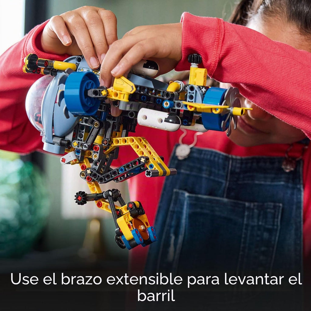 LEGO Technic Submarino de Investigación de Aguas Profundas - Juguete de Construcción para Niños, Niños y Niñas, a Partir de 9 Años - Idea de Regalo Creativa y Única para Cumpleaños - Hélices Movibles