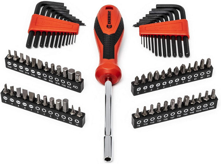 Crescent CTK180 - Juego de herramientas profesionales de 180 piezas...