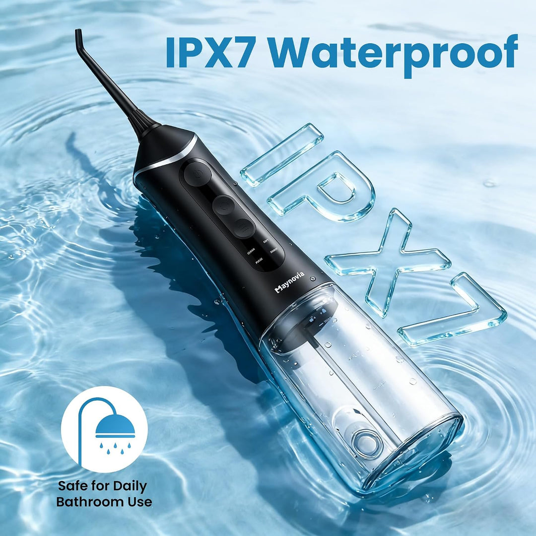 Maynovia Irrigador dental inalámbrico para dientes, irrigador oral...