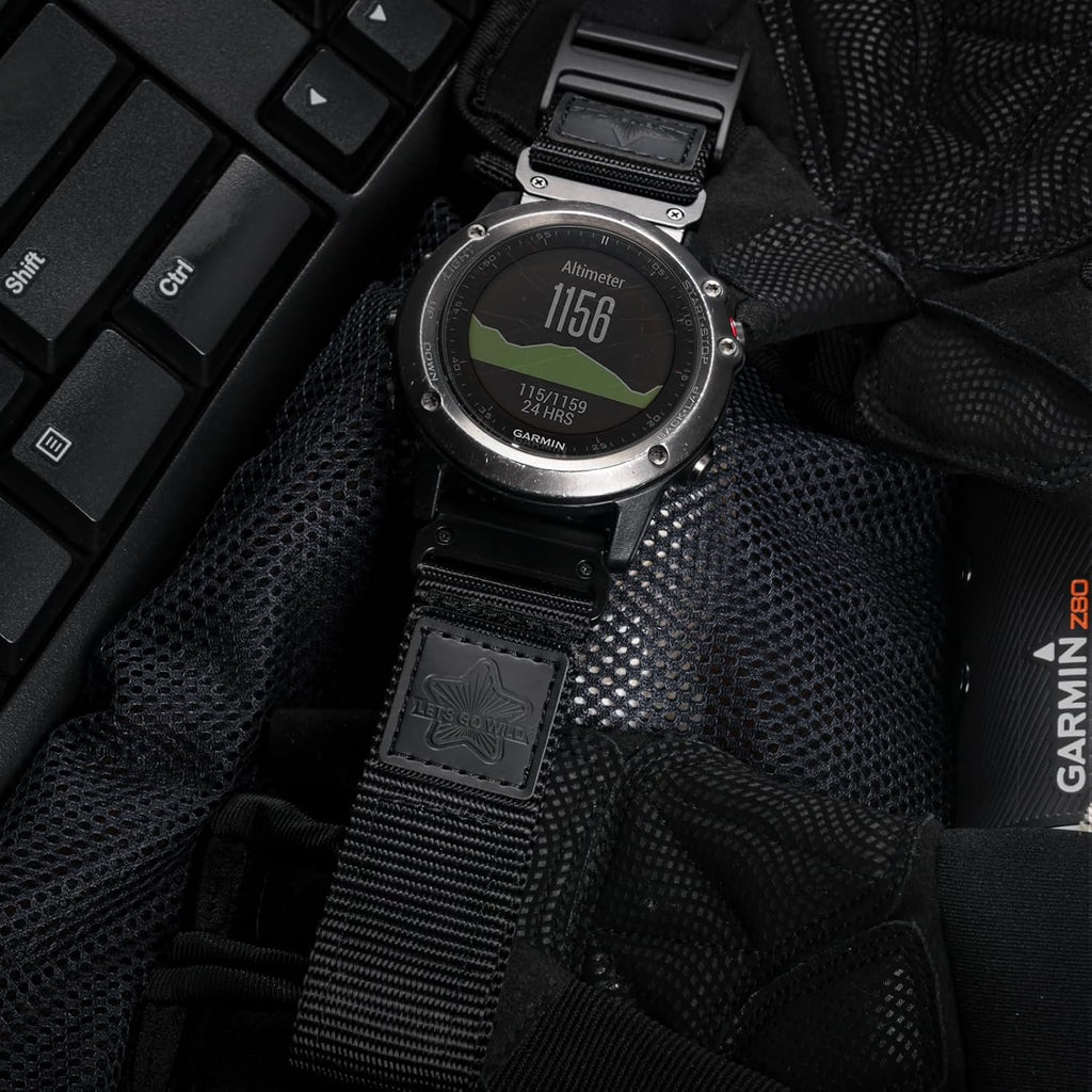 Correa de reloj QuickFit de nailon para Garmin Fenix, Epix, Instinct