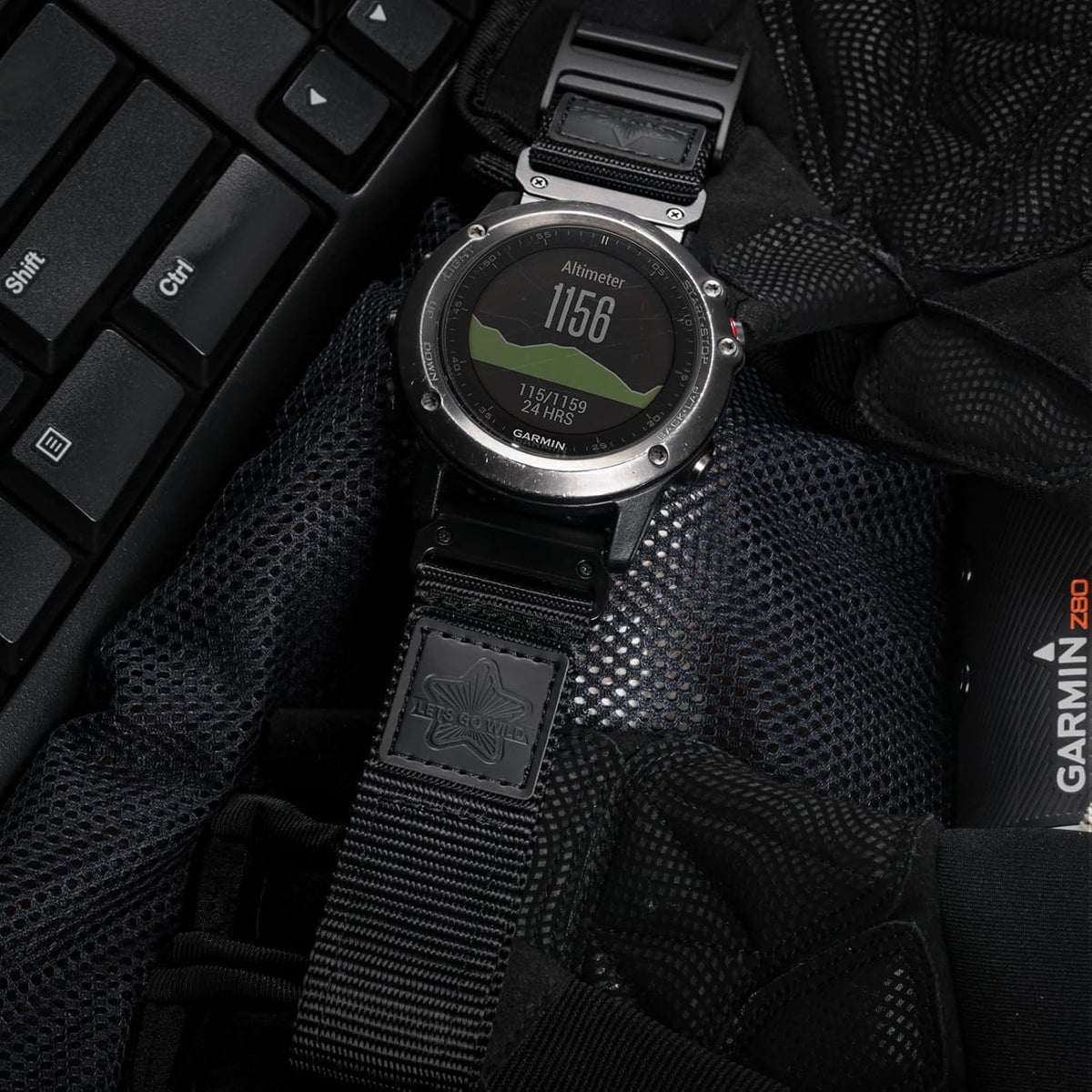 Correa de reloj QuickFit de nailon para Garmin Fenix, Epix, Instinct