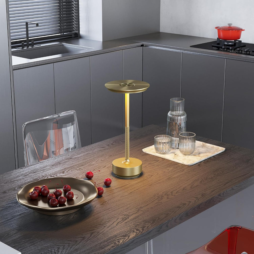 Lámpara Paquete de 2 lámparas de mesa inalámbricas recargables