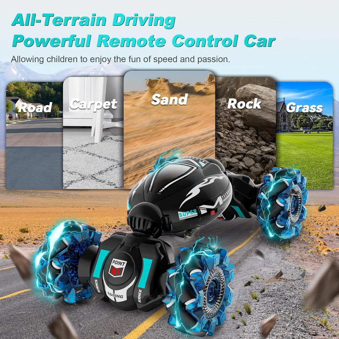 Fosgoit Coches RC, juguete de acrobacias con detección de gestos pa...