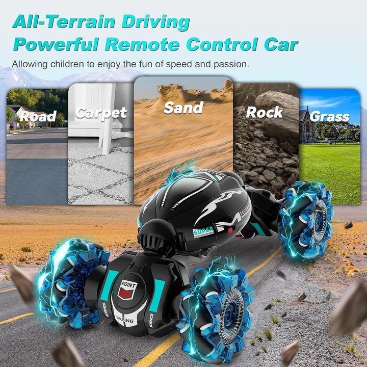 Fosgoit Coches RC, juguete de acrobacias con detección de gestos pa...