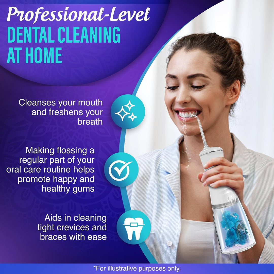 GuruNanda Irrigador dental avanzado 3.0 con irrigador dental de agu...
