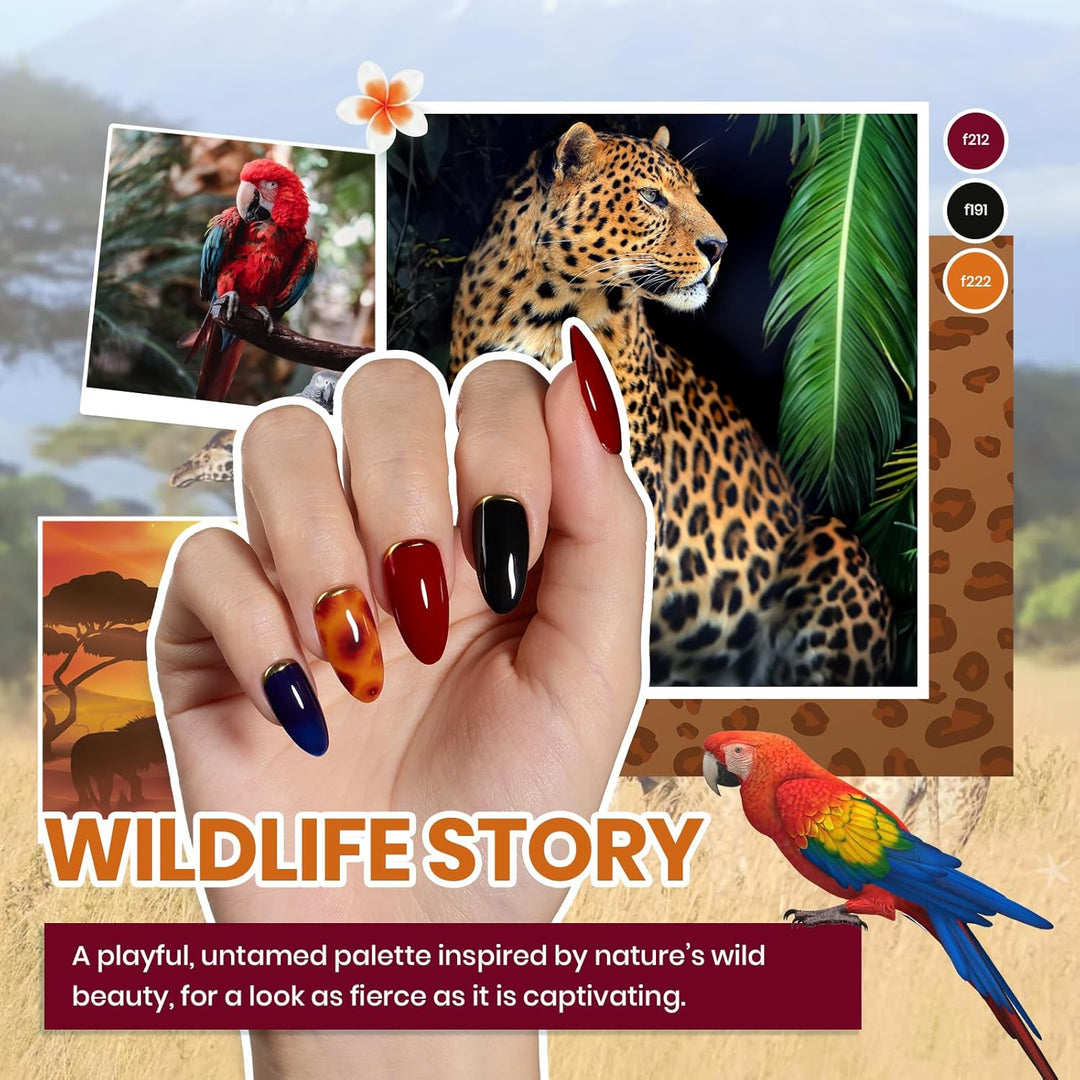 Kit de esmalte de uñas en gel Beetles con luz UV - 55 colores, 80 p...