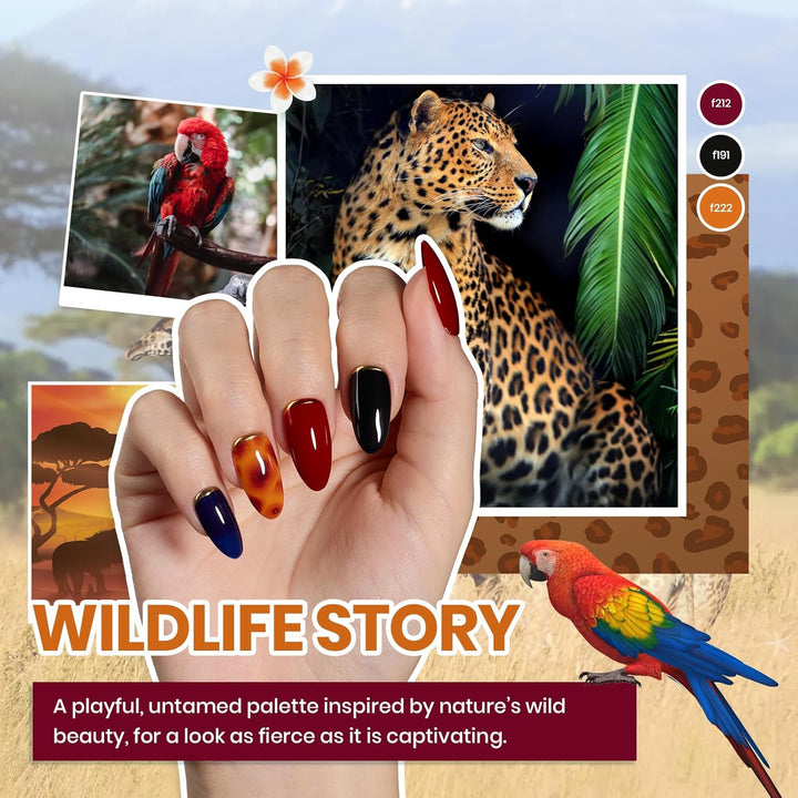 Kit de esmalte de uñas en gel Beetles con luz UV - 55 colores, 80 p...