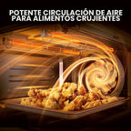 Midea Flexify Slim 8 en 1 - Tostadora para puerta francesa, horno y freidora combinada, 26.4 cuartos de galón