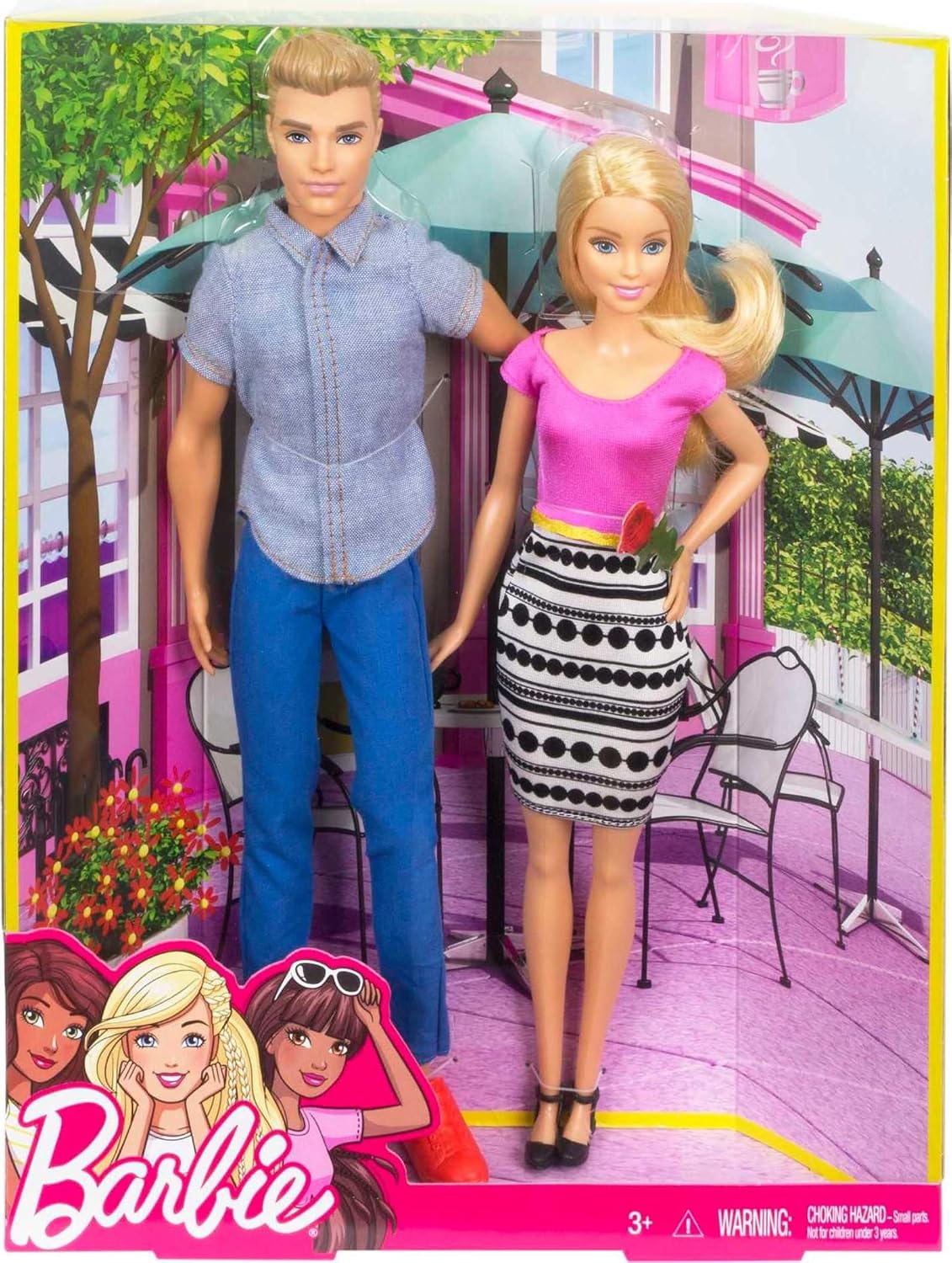 Paquete de 2 muñecos Barbie y Ken