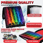 Carpeta de tarjetas 1008 con 9 bolsillos, carpeta de 3 anillos para tarjetas intercambiables con 56 páginas extraíbles, alto almacenamiento, impermeable, soporte para tarjetas de colección