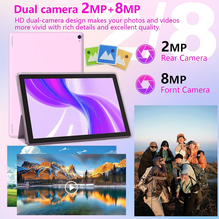 Tablet Android 15 de 10 pulgadas, 8GB RAM 32GB ROM CPU potente de c...