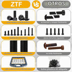 ZTF Kit surtido de tornillos 4005 piezas, tornillos de máquina M2 M3 M4 M5