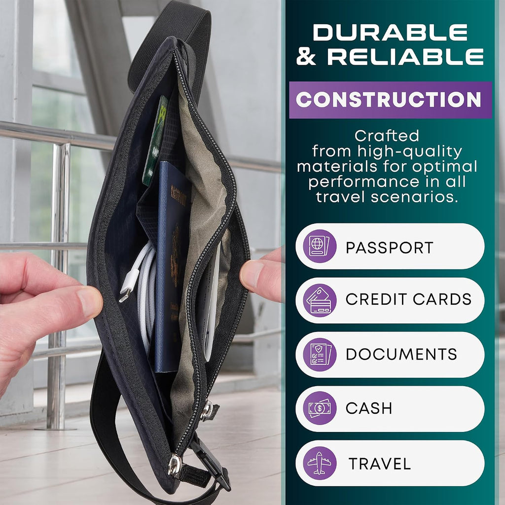 Cartera de viaje, Negro