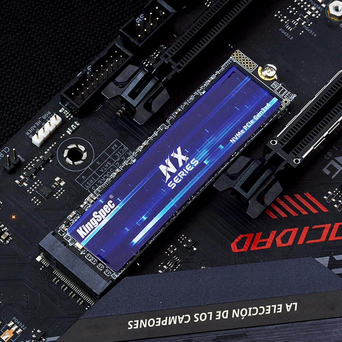 KingSpec Serie NX Gen3x4 NVMe M.2 SSD de 1 TB, hasta 3500 MB\/s, un...