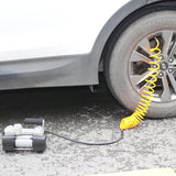 TIREWELL inflador de neumáticos 12V - bomba de doble cilindro resis...