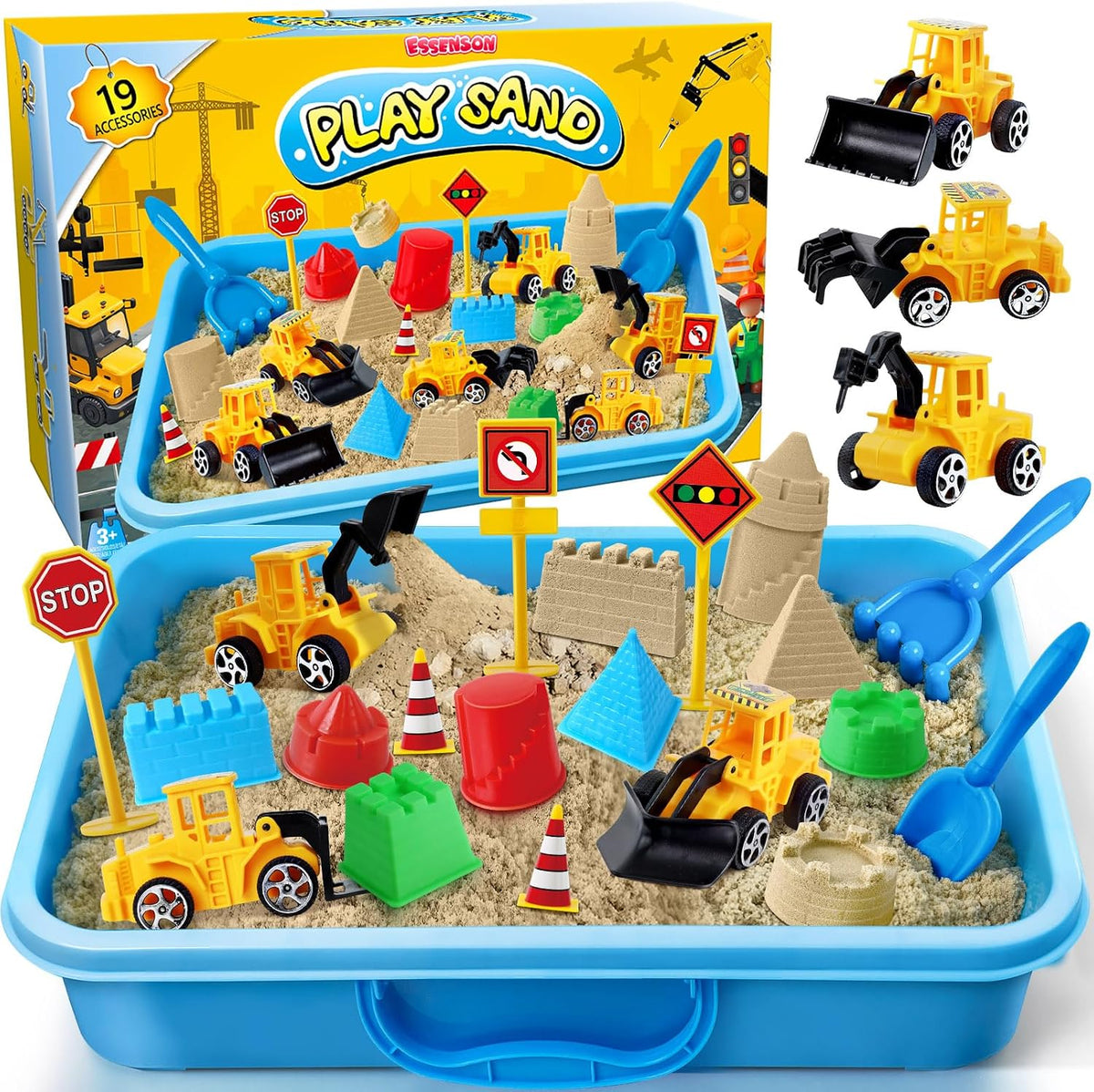 Sensory Bin Construction Kit con Sensory Sand