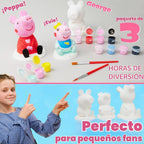 Get Trend Peppa Pig - Kit de 3 piezas para pintar tus propias figuras para