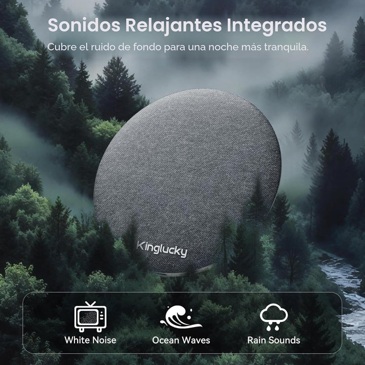 Kinglucky Altavoz de almohada para dormir, altavoz Bluetooth debajo...