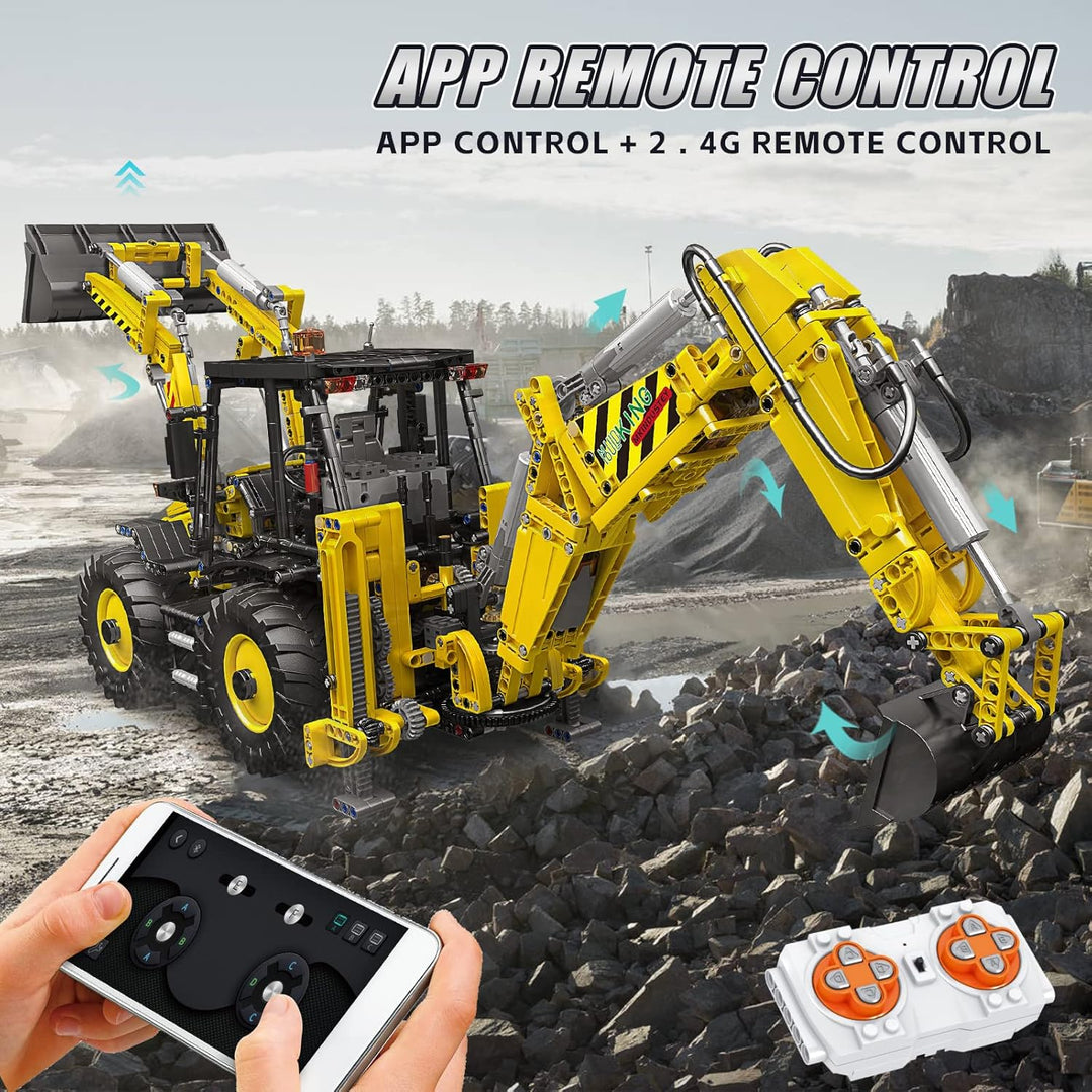 Mould King 17036 Excavadora y excavadora 2 en 1 juego de