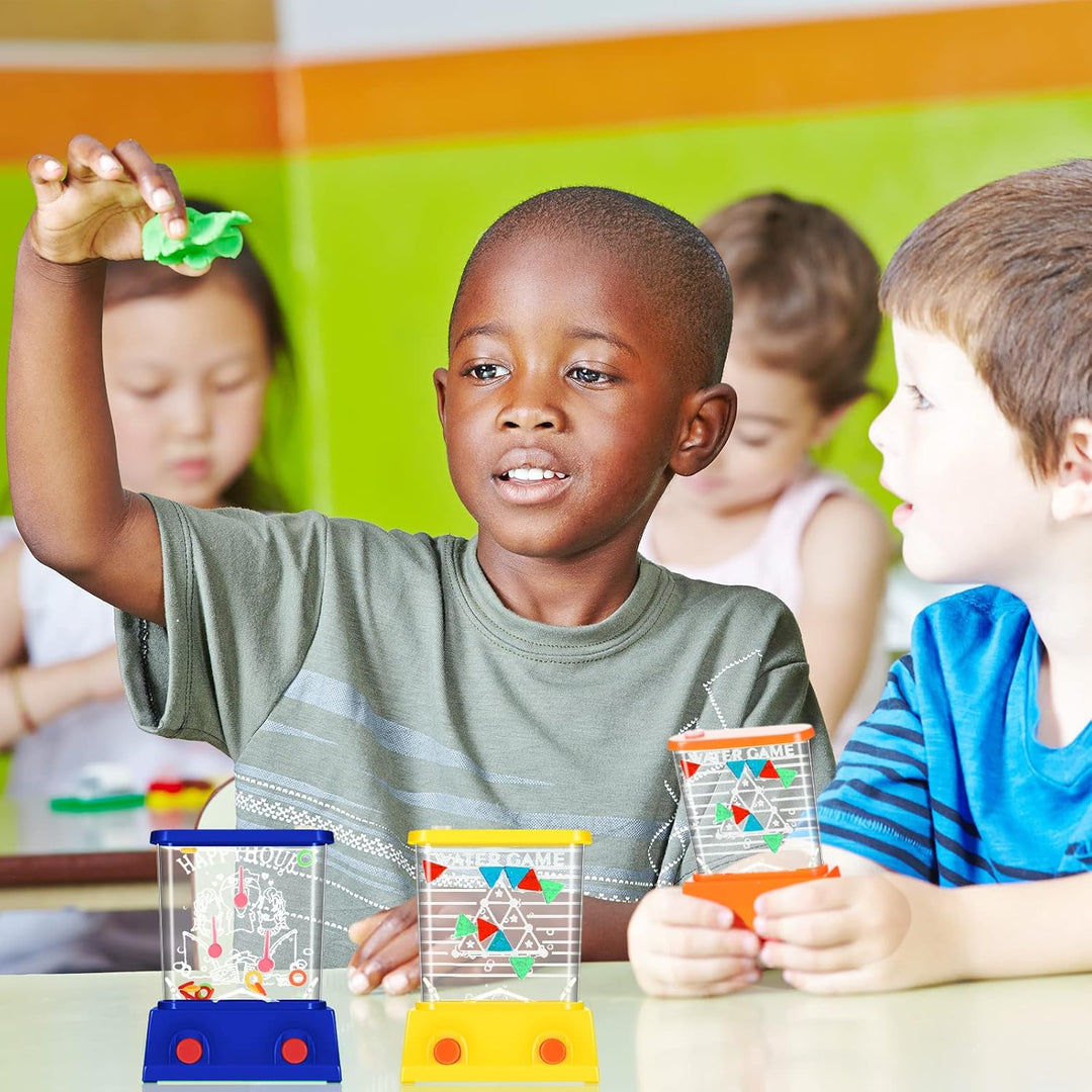 Zhanmai 16 piezas de juegos de agua de mano, mini arcada de peces d...