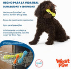 Juguete de hueso de perro, masticable West Paw Diseño Zogoflex Hurley, duro , L, Agua (Aqua)