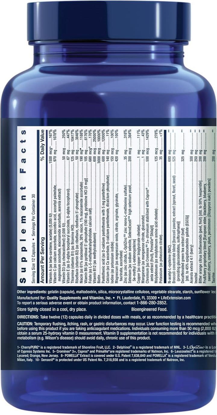 Life Extension Mix™ Cápsulas \u2013 Suplemento vitamínico, mineral,...