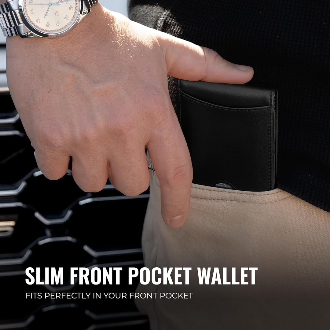 Billetera de bolsillo con efectivo Kingly para hombres | Billetera...