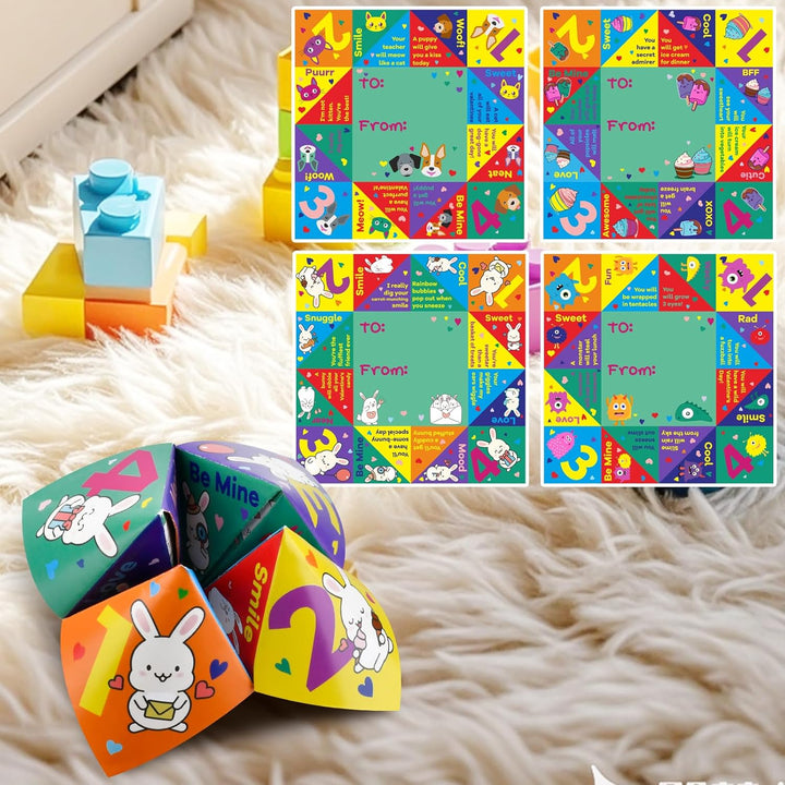 Tarjetas del día de San Valentín para niños escuela aula