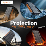 Nymzixt Cargador Solar Power Bank 20000mAh, Cargador Portátil con 4...