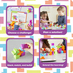 Learning Resources STEM Explorers Conjunto de Aula Brainometry, Juegos para Niños, Rompecabezas, Juguetes Sensoriales, Imprescindibles del Aula, Juguetes Montessori, Rompecabezas 3D, Juegos Mentales