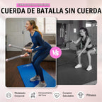 Cuerdas de batalla inalámbricas, cuerda de saltar sin cuerda con peso