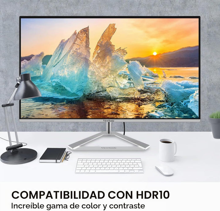 ViewSonic VX2776-4K-MHDU Monitor 4K de 27 pulgadas, IPS con USB-C d...