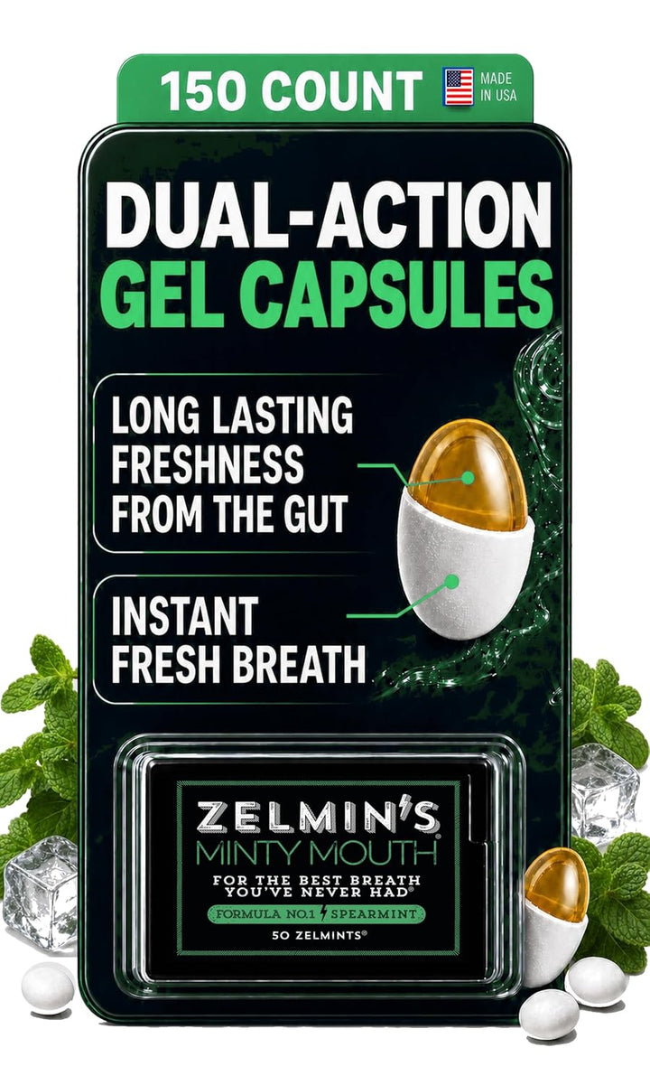 Zelmin's Breath Mints - Cápsulas de aceite de semillas de perej...