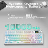 Aula F98Pro V3 - Teclado mecánico inalámbrico con pantalla y perill...