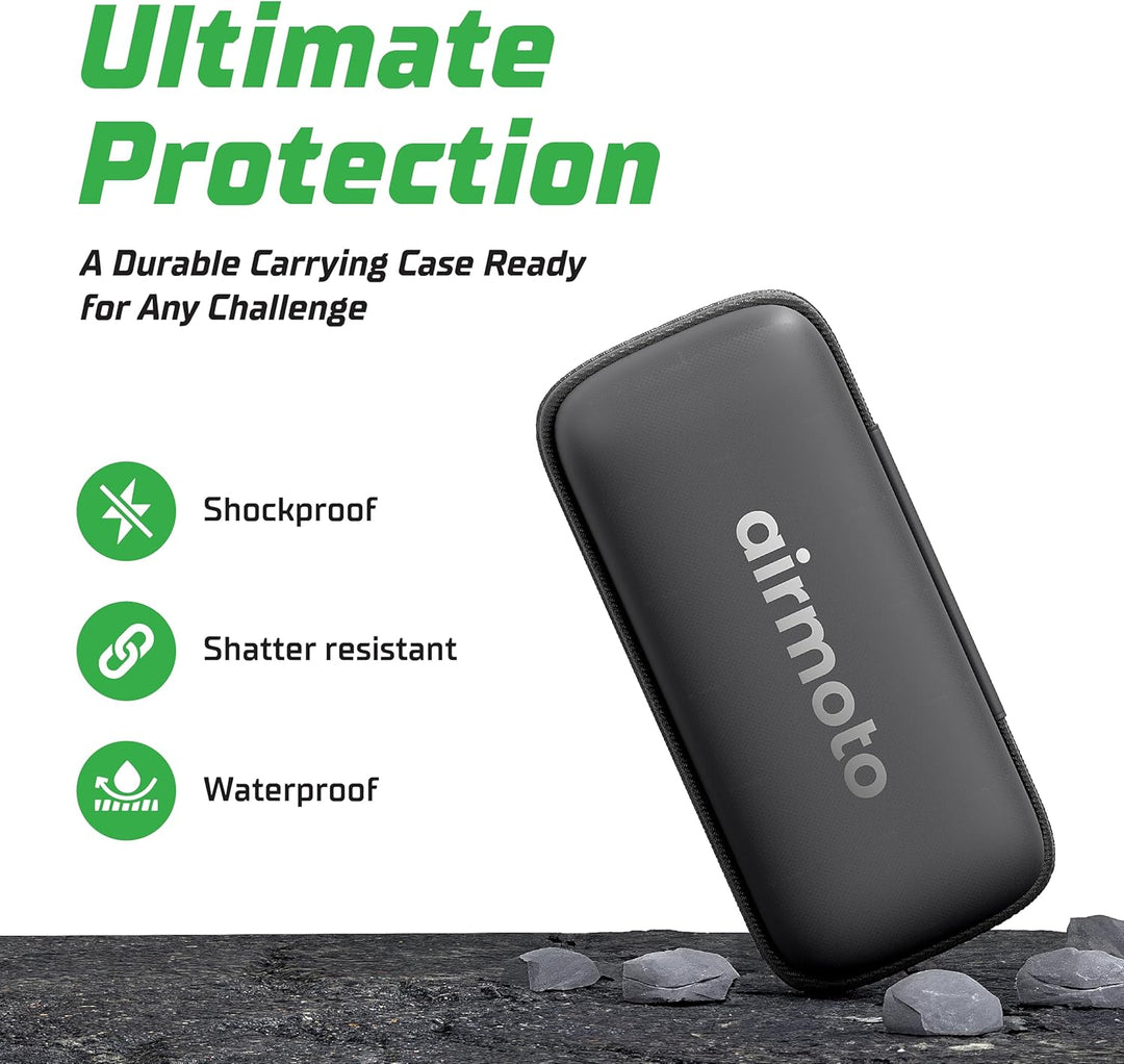 Airmoto Paquete de funda de transporte - Inflador de neumáticos com...