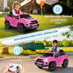 12V Licensed Chevrolet Colorado Electric Ride en Car para Kids, Pink