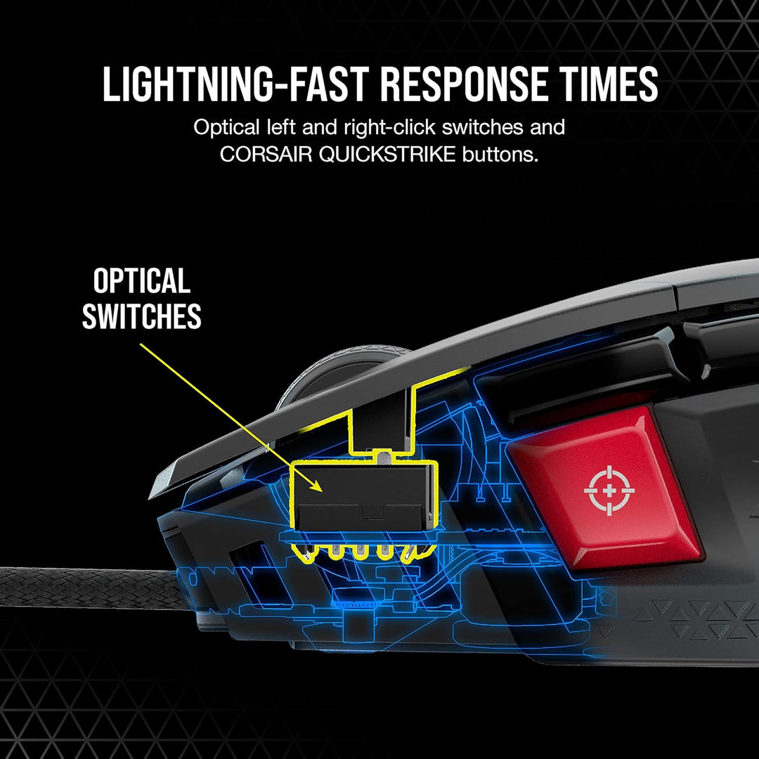 Corsair M65 RGB Ultra Tunable FPS Gaming Mouse Marksman Sensor ópti...