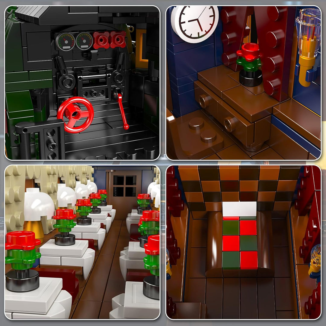 Mould King Orient Express - Kit de construcción de tren de