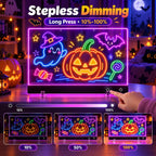 Tablero de dibujo LED recargable de 16 pulgadas | Artes y manualidades de Halloween para niños de 4 a 6 años