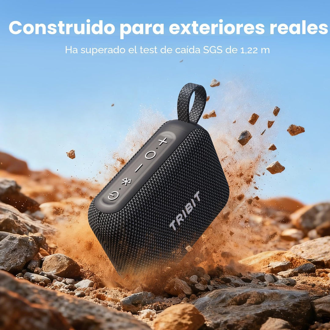 Altavoz portátil Tribit PocketGo con Bluetooth, 20 horas de reprodu...