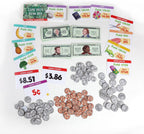 eeBoo Juego de matemáticas para hacer cambios con dinero de juego, monedas
